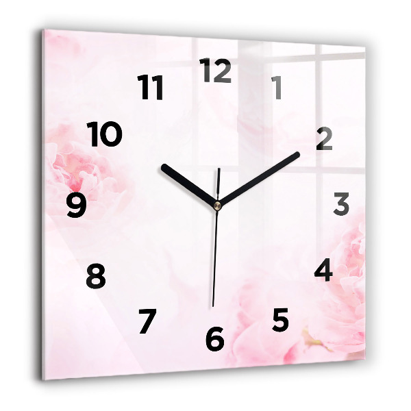 Orologio quadrato Fiori che sbocciano