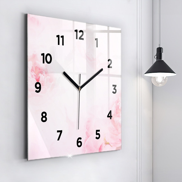 Orologio quadrato Fiori che sbocciano