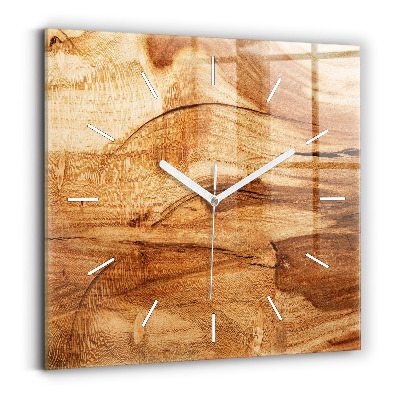 Orologio quadrato Struttura del legno