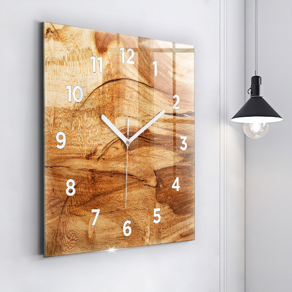 Orologio quadrato Struttura del legno
