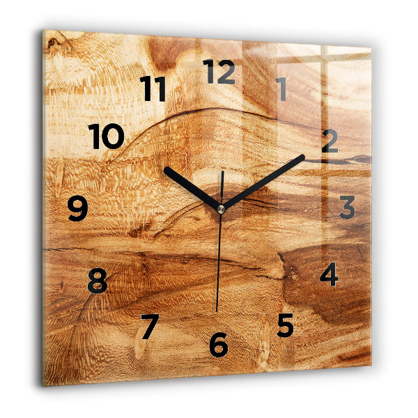 Orologio quadrato Struttura del legno