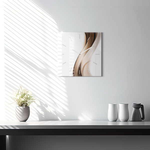 Orologio quadrato Linea di astrazione