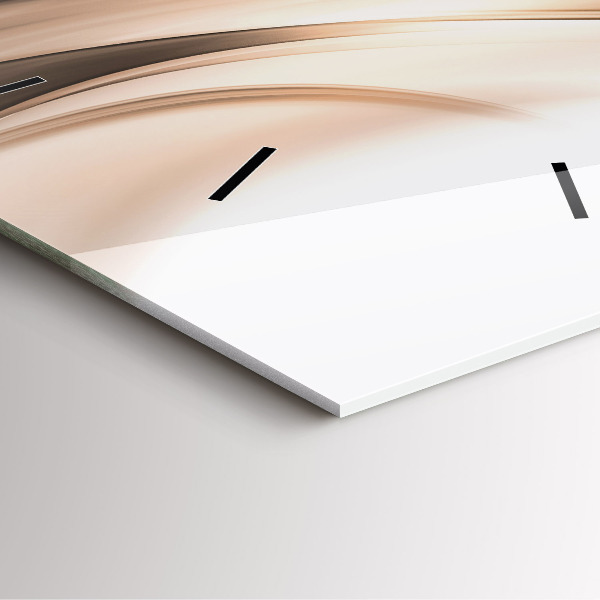 Orologio quadrato Linea di astrazione