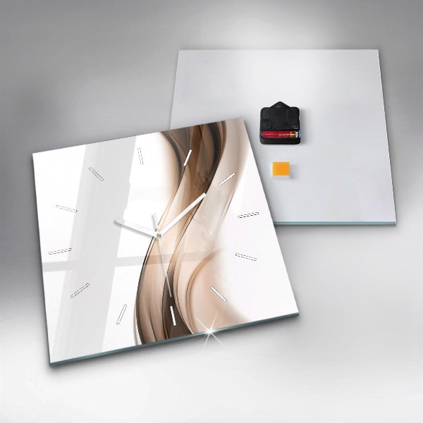 Orologio quadrato Linea di astrazione