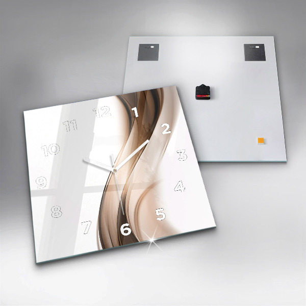 Orologio quadrato Linea di astrazione