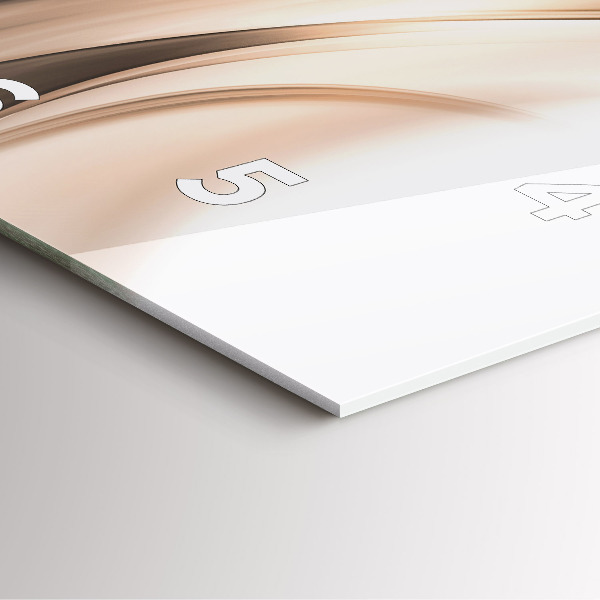 Orologio quadrato Linea di astrazione