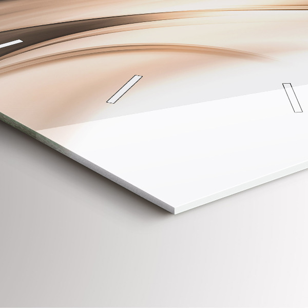 Orologio quadrato Linea di astrazione