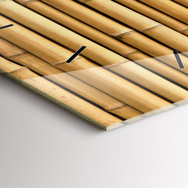 Orologio quadrato Bastoncini di bambù