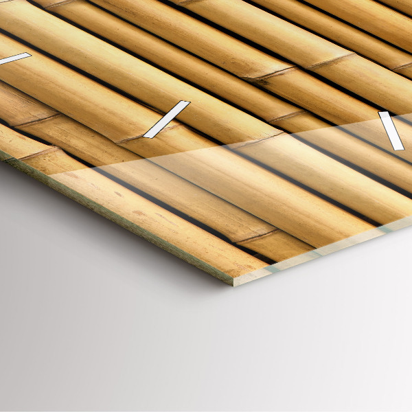 Orologio quadrato Bastoncini di bambù