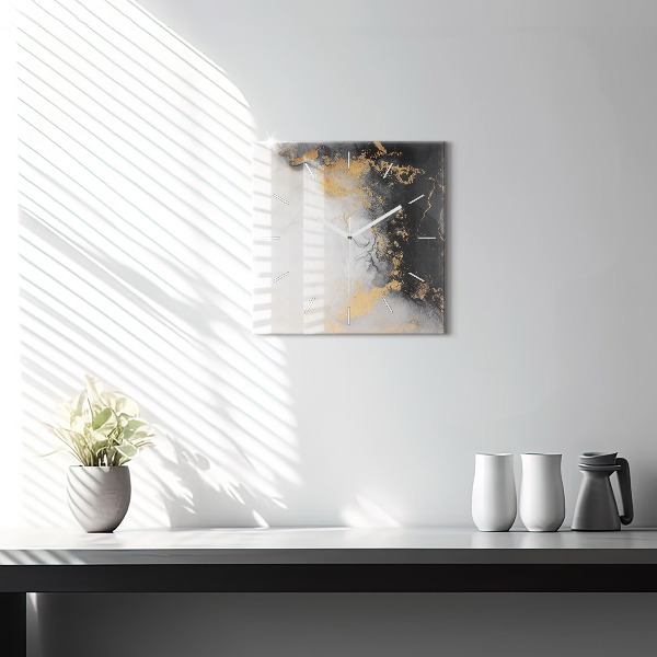 Orologio quadrato Marmo artistico