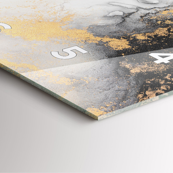 Orologio quadrato Marmo artistico