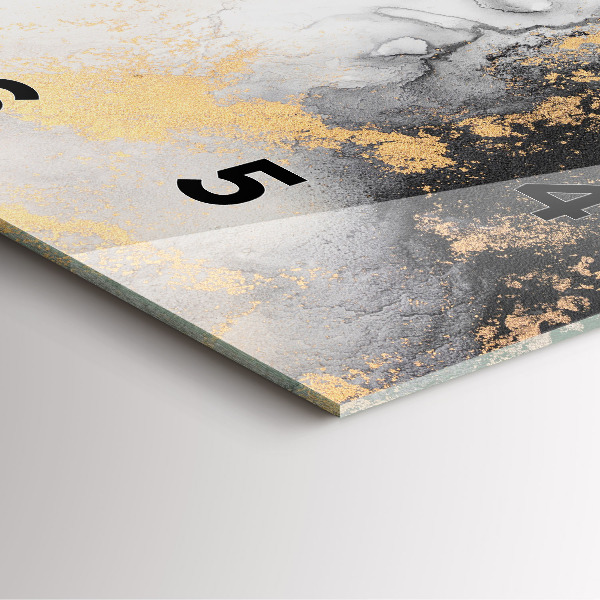 Orologio quadrato Marmo artistico