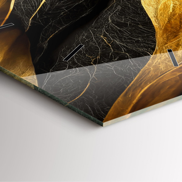 Orologio quadrato Astrazione elegante