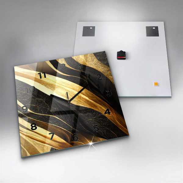 Orologio quadrato Astrazione elegante