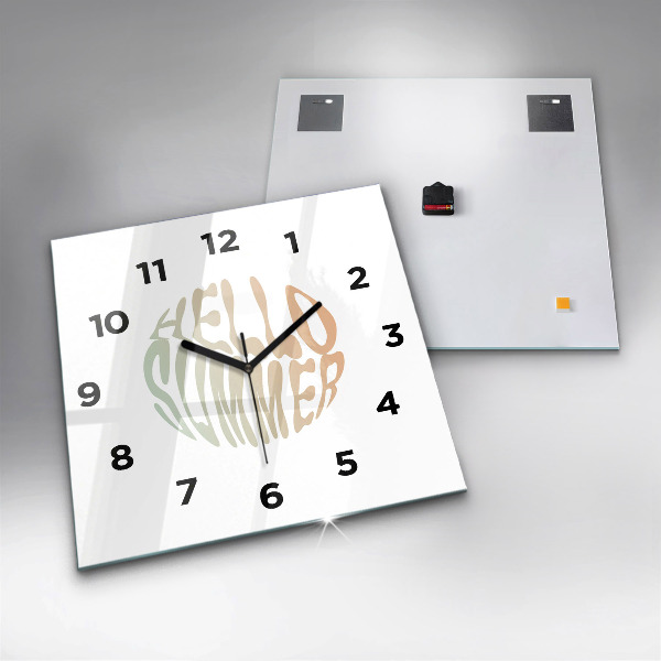 Orologio quadrato Ciao Estate!
