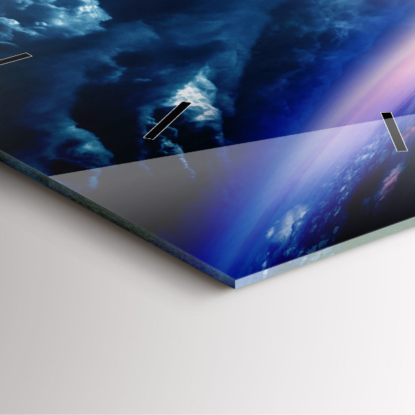 Orologio quadrato in vetro Grande Galassia