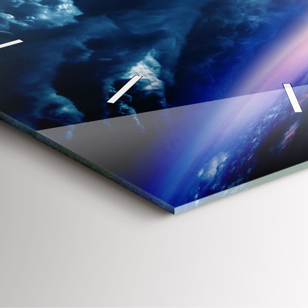 Orologio quadrato in vetro Grande Galassia