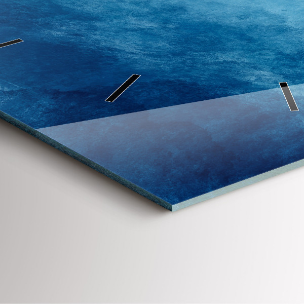 Orologio quadrato in vetro Acqua di prelievo