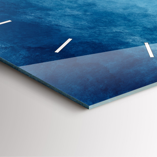 Orologio quadrato in vetro Acqua di prelievo