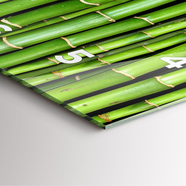 Orologio quadrato Bambù asiatico