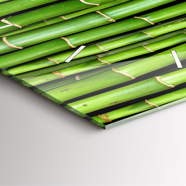 Orologio quadrato Bambù asiatico