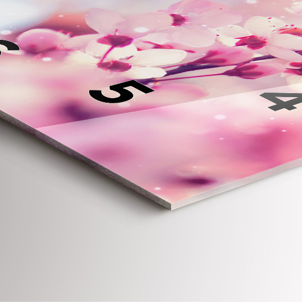 Orologio quadrato Fiori primaverili