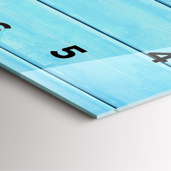 Orologio quadrato Accessori e tavole da spiaggia