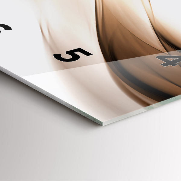 Orologio quadrato Linea di astrazione