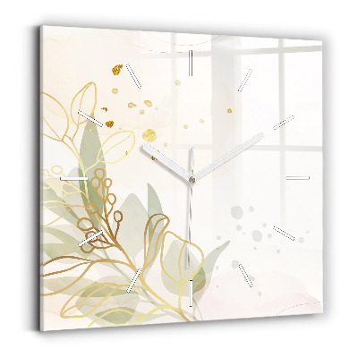 Orologio quadrato Astrazione pastello