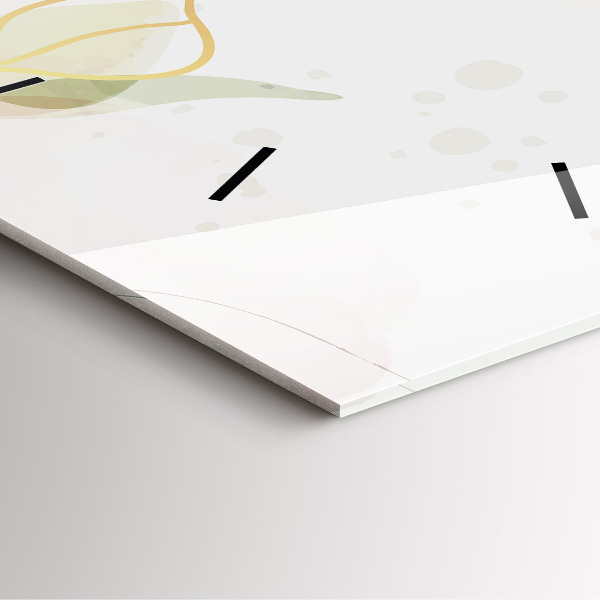 Orologio quadrato Astrazione pastello