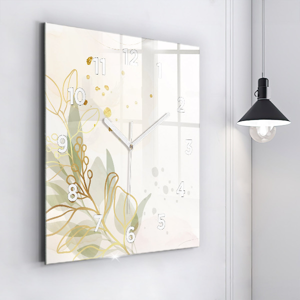 Orologio quadrato Astrazione pastello