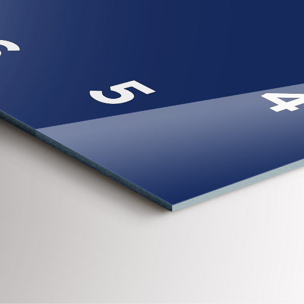 Orologio quadrato Colore blu navy