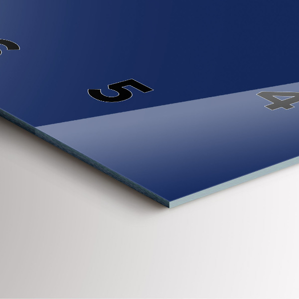 Orologio quadrato Colore blu navy