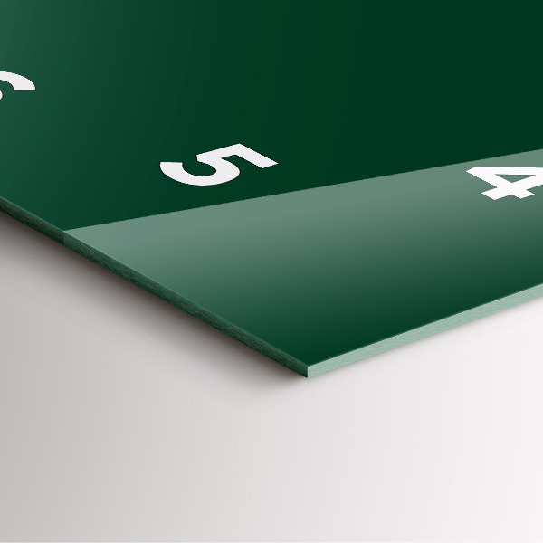 Orologio quadrato Colore verde bottiglia