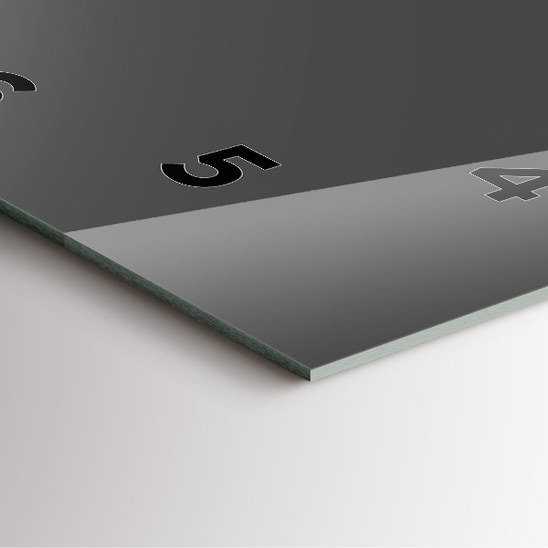 Orologio quadrato Colore grigio