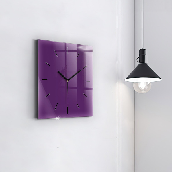 Orologio quadrato Viola