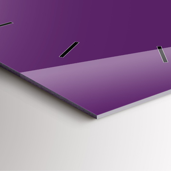 Orologio quadrato Viola