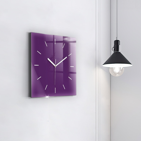 Orologio quadrato Viola