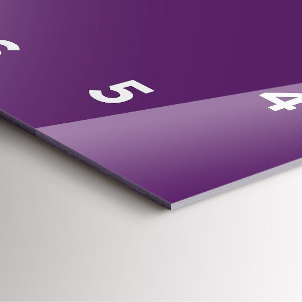 Orologio quadrato Viola