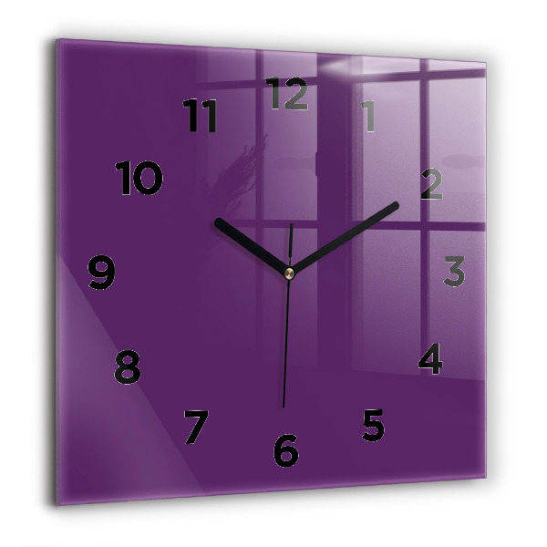 Orologio quadrato Viola