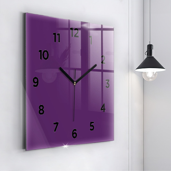 Orologio quadrato Viola