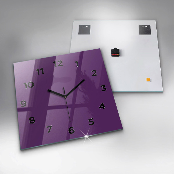 Orologio quadrato Viola