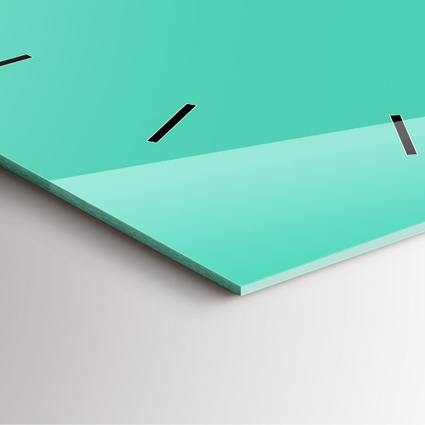 Orologio quadrato Turchese