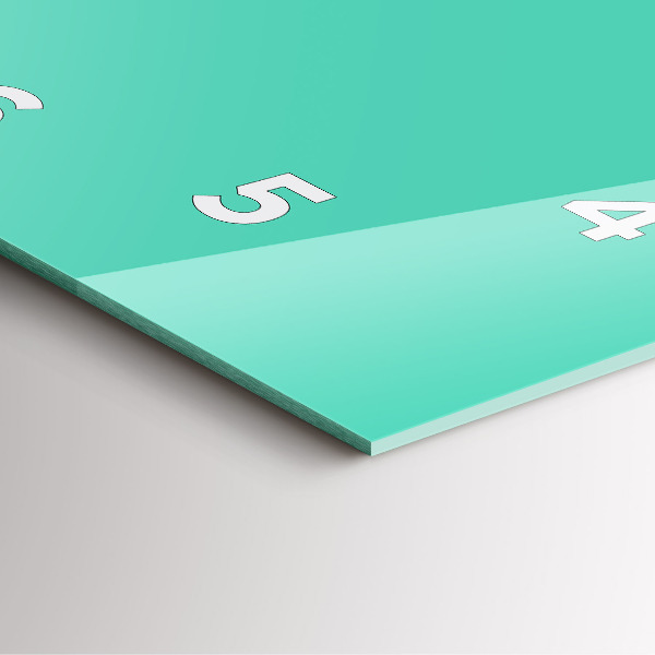 Orologio quadrato Turchese