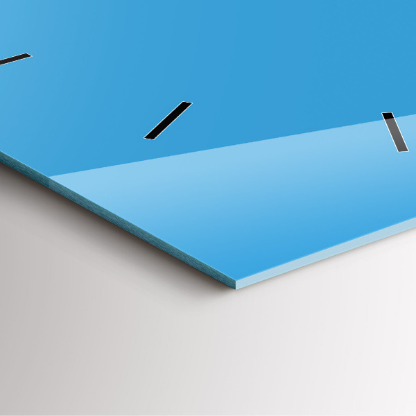 Orologio quadrato Blu