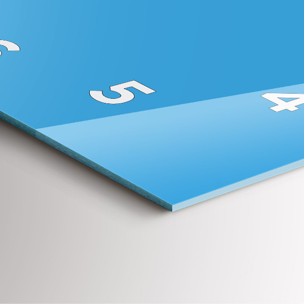 Orologio quadrato Blu