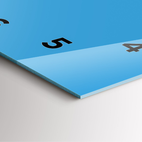 Orologio quadrato Blu