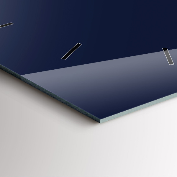 Orologio quadrato Blu scuro