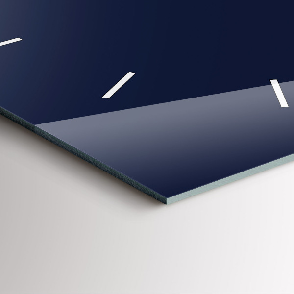 Orologio quadrato Blu scuro