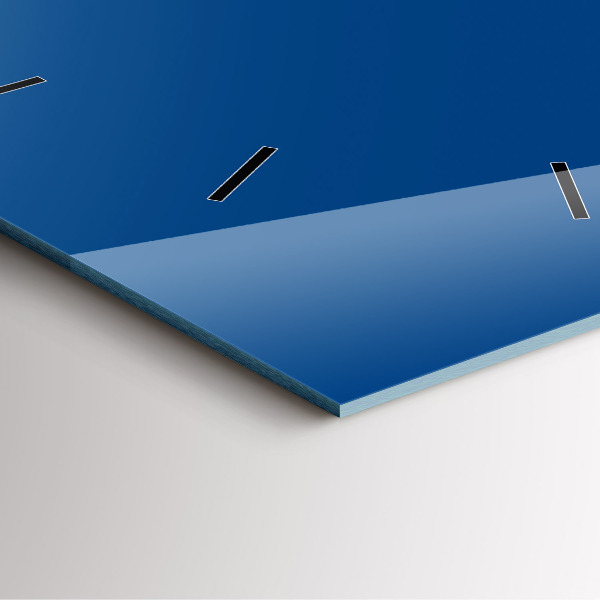 Orologio quadrato Blu